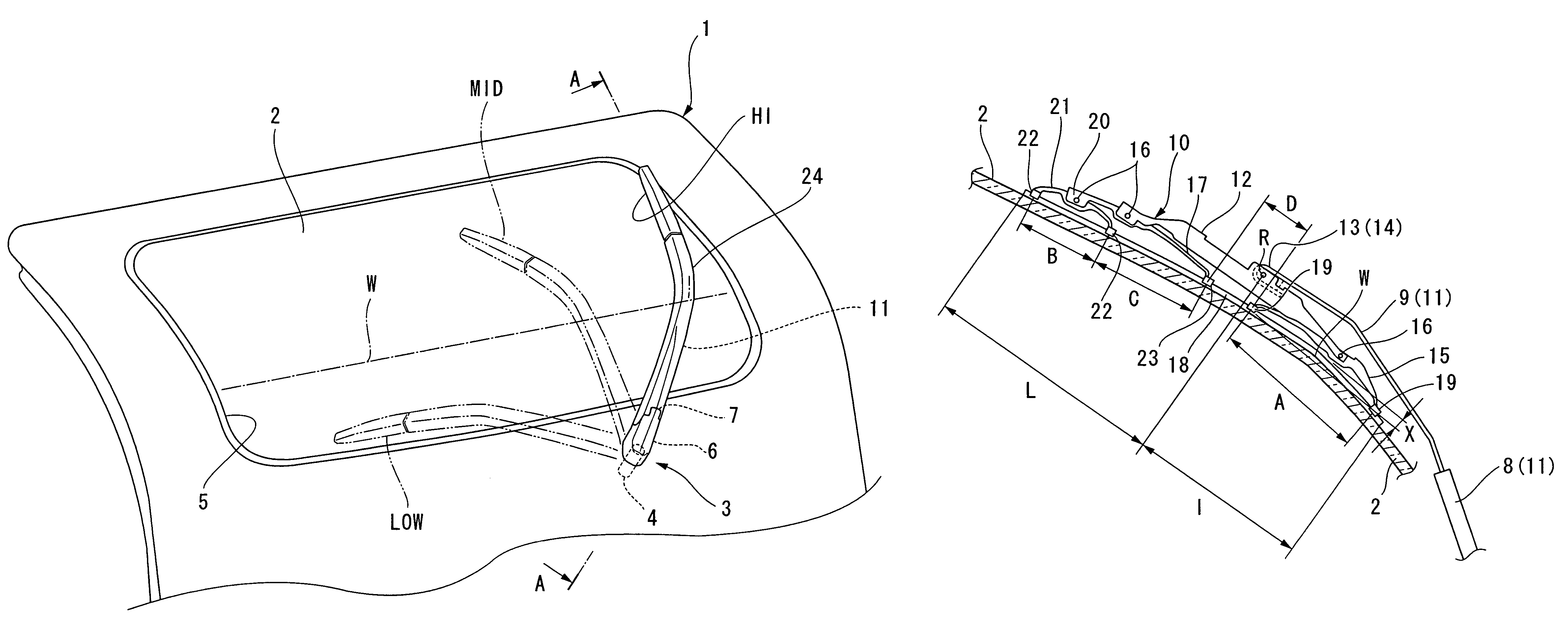 Wiper structure