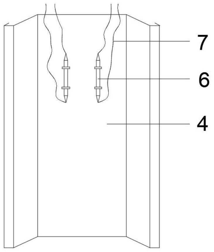 Pipe jacking cover excavation construction method penetrating through existing dense anchor cable area