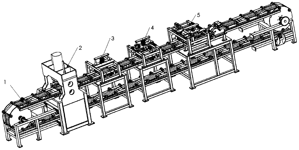 Sponge stick production line