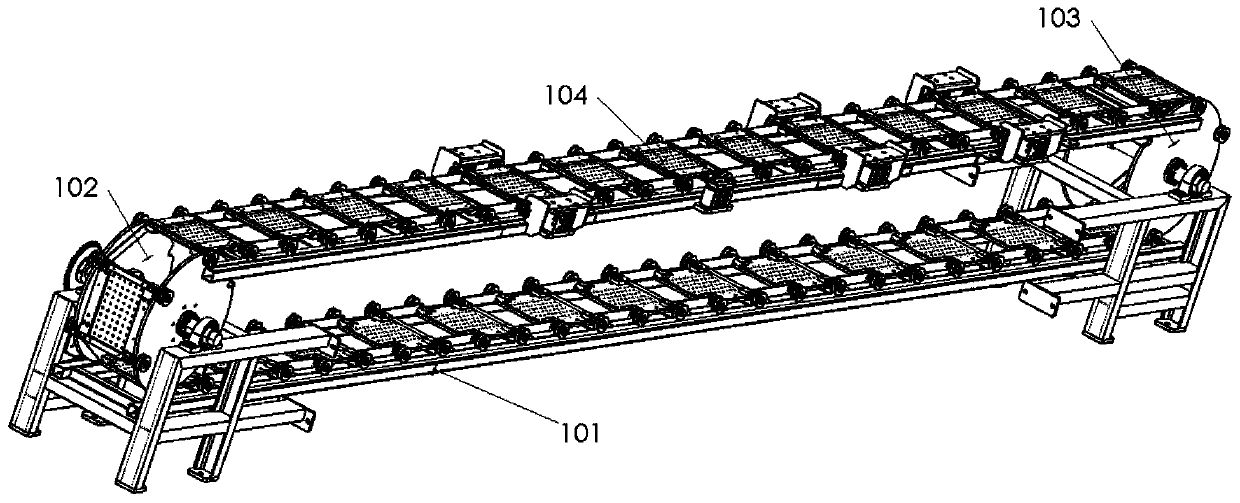 Sponge stick production line