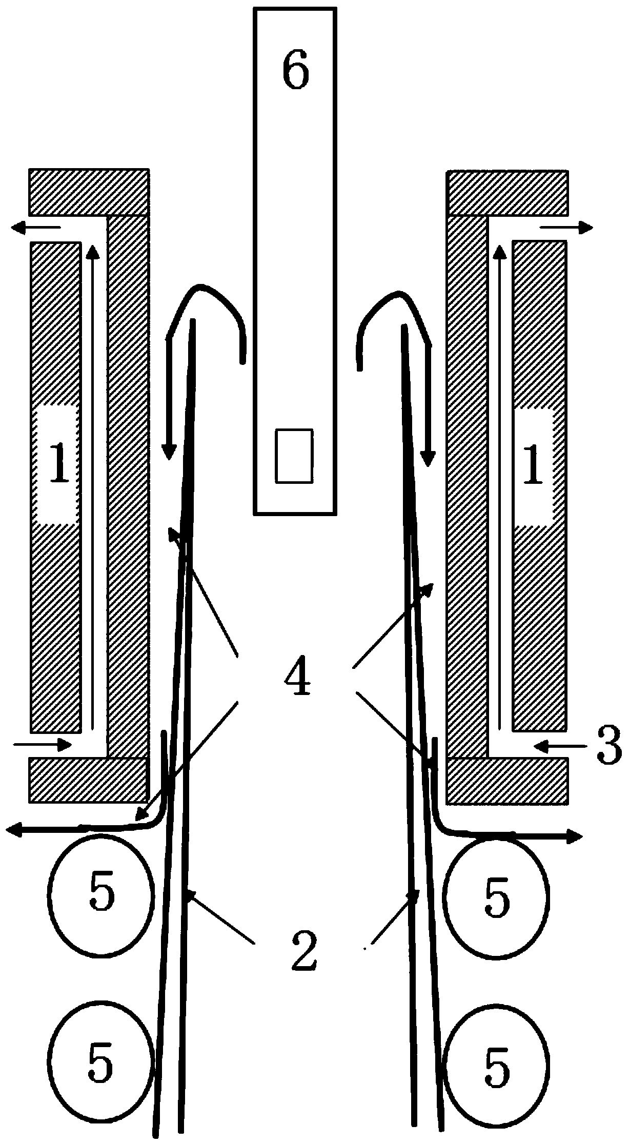 Method to prevent continuous casting and continuous casting slab breakout