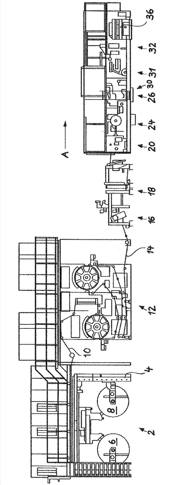 Suction conveyor device for transporting flat items