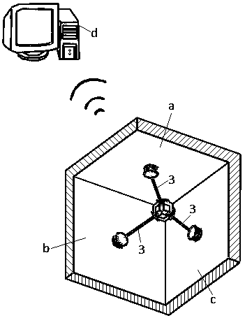 Underground pipe gallery deformation monitoring system