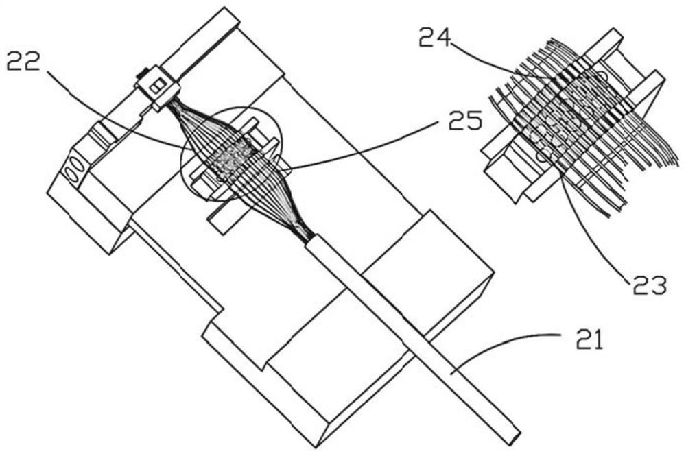 Multi-core optical fiber connector countershaft packaging system