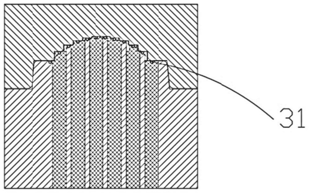 Multi-core optical fiber connector countershaft packaging system