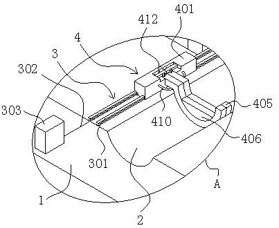 Cattle house with automatic cleaning mechanism