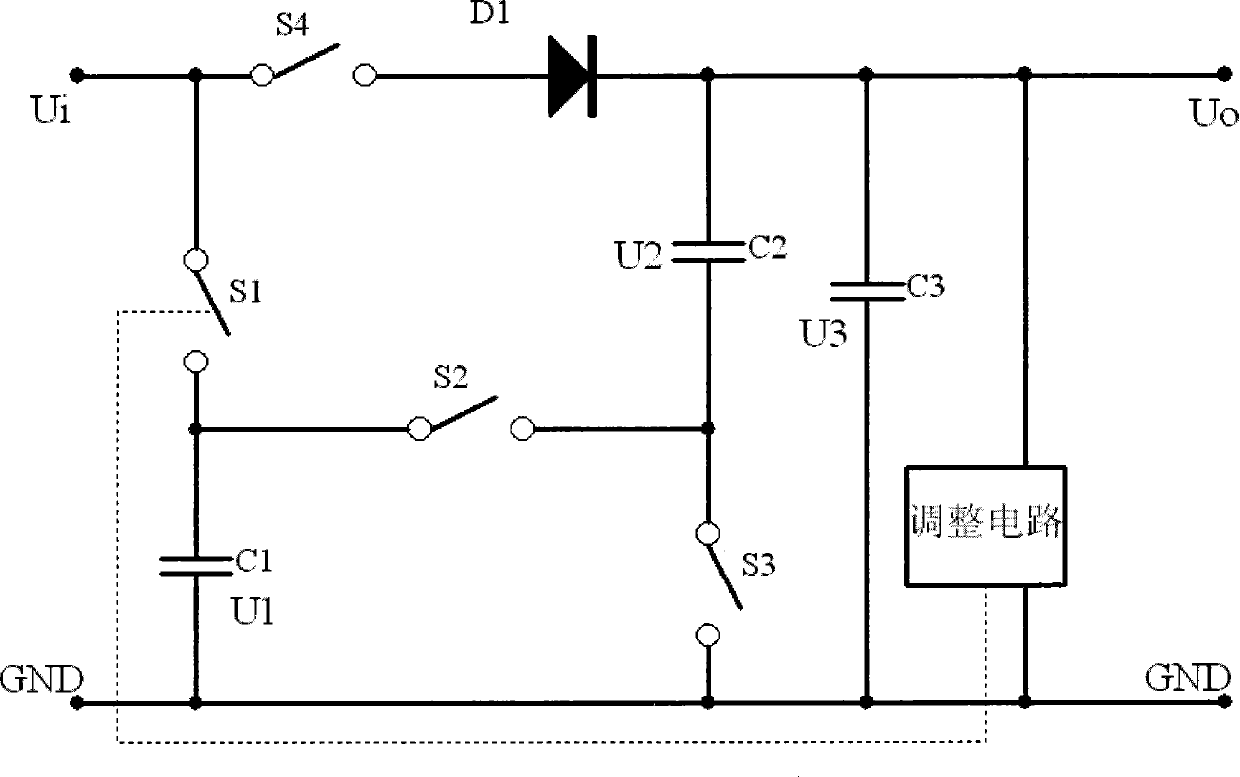 Accumulated charge pump