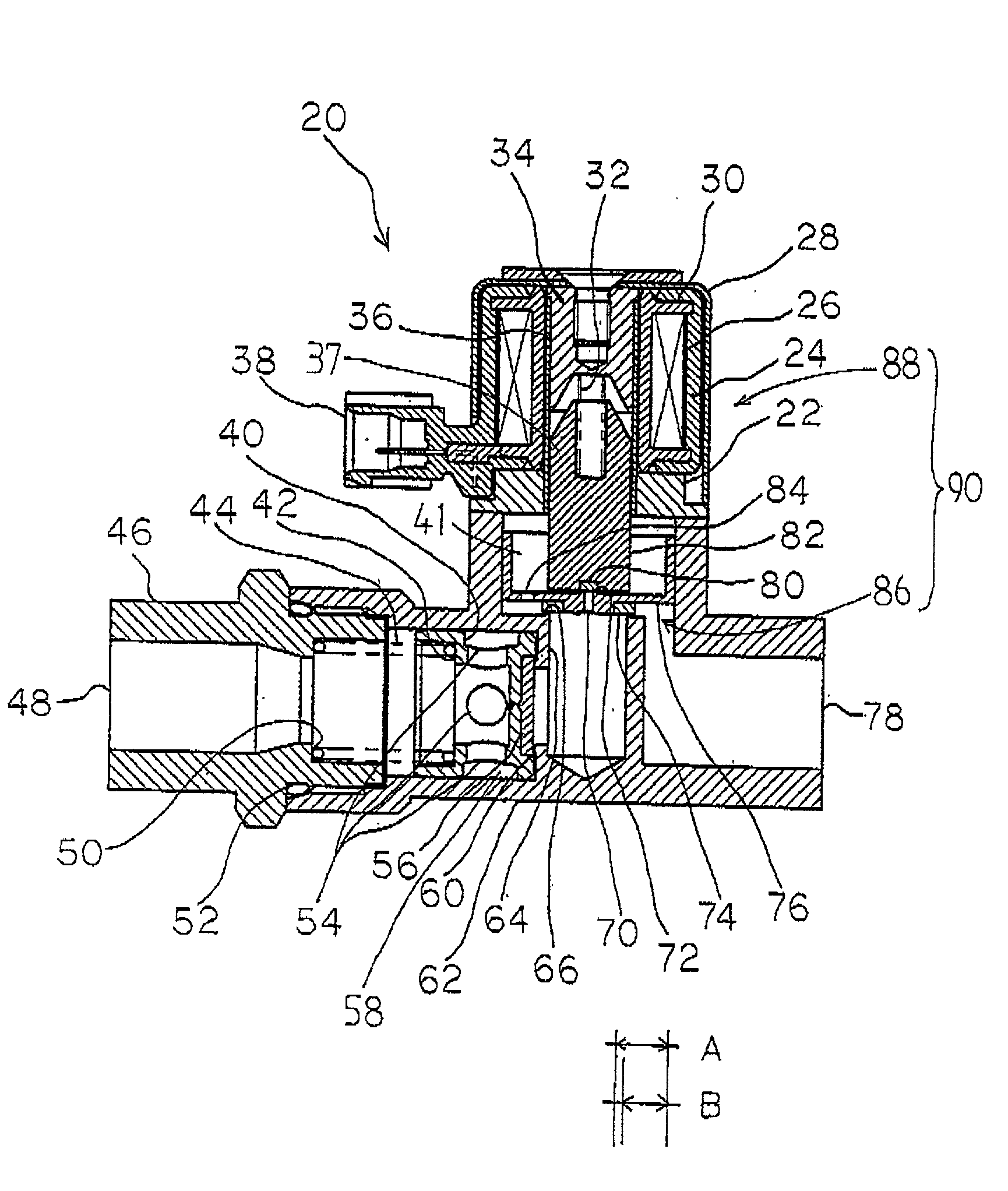 Pilot-type channel valves providing counter-flow prevention