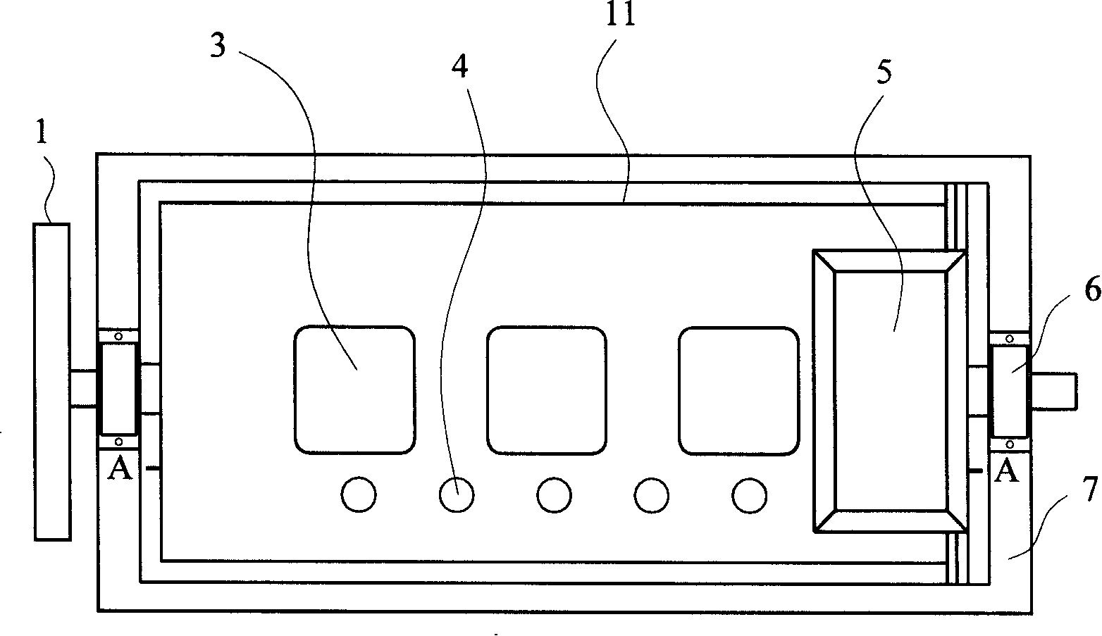 Production processing method and device for regenerating waste material slag in wastepaper papermaking