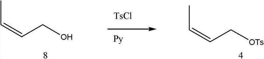 Preparation method of 12-tetradecadienyl acetate of corn borer sex pheromone