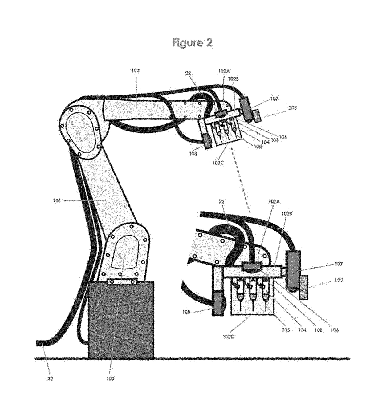 Robotic injection system for domestic herd animals