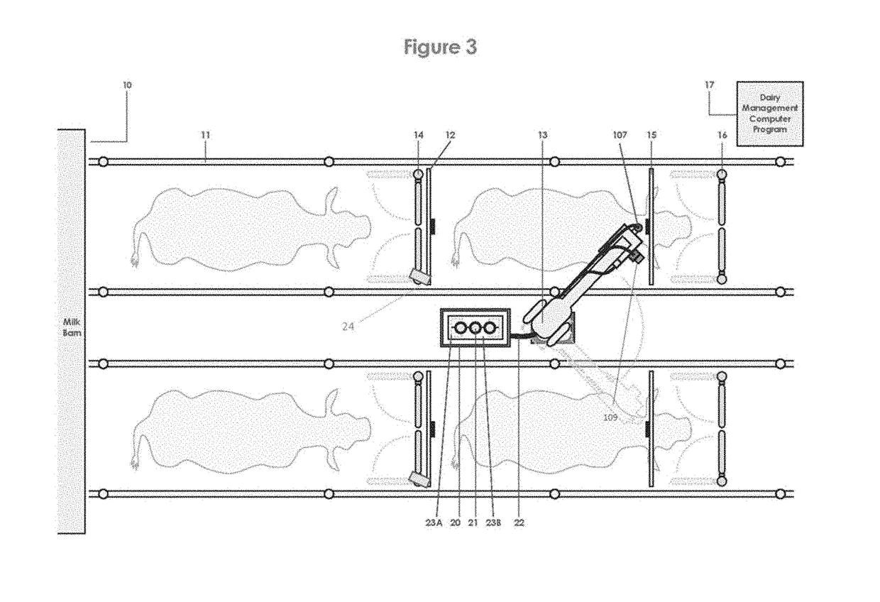 Robotic injection system for domestic herd animals