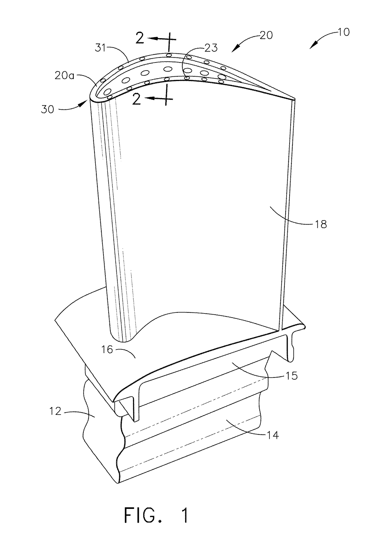 Turbine blade and method of forming blade tip for eliminating turbine blade tip wear in rubbing