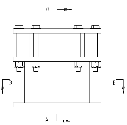 Three-dimensional shock absorbing and isolating device and mounting construction method thereof