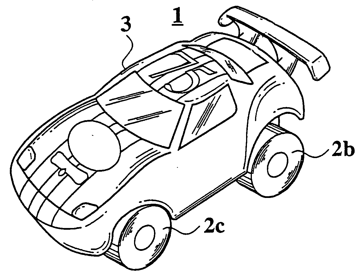 Suspension for running toy and running toy