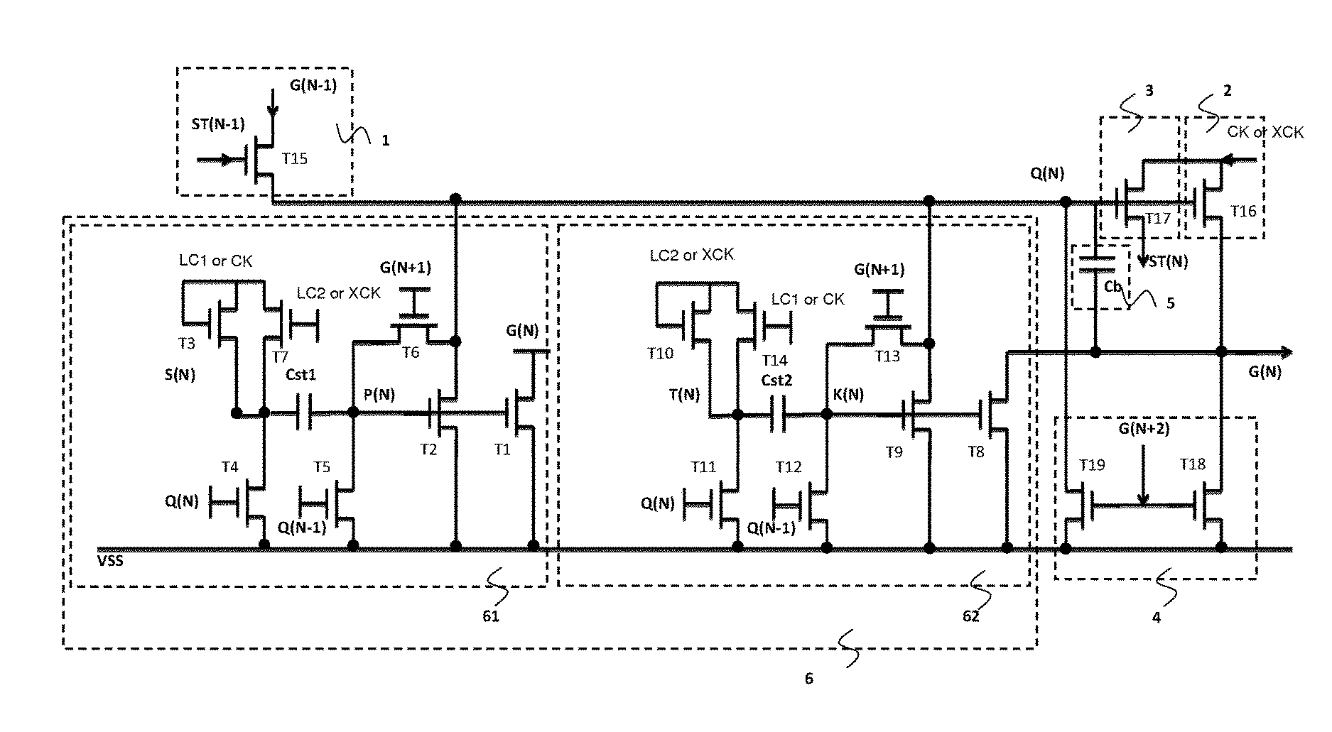 Self-compensating gate driving circuit