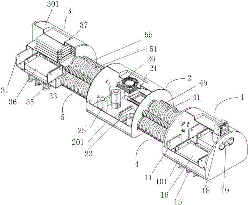 Pneumatic type soft motion robot based on earthworm motion principle