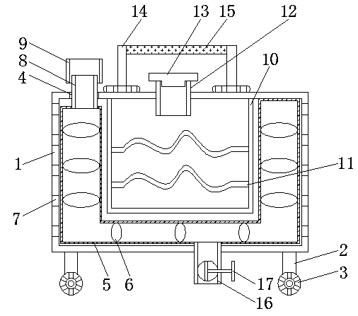 Water and electricity integrated heating equipment