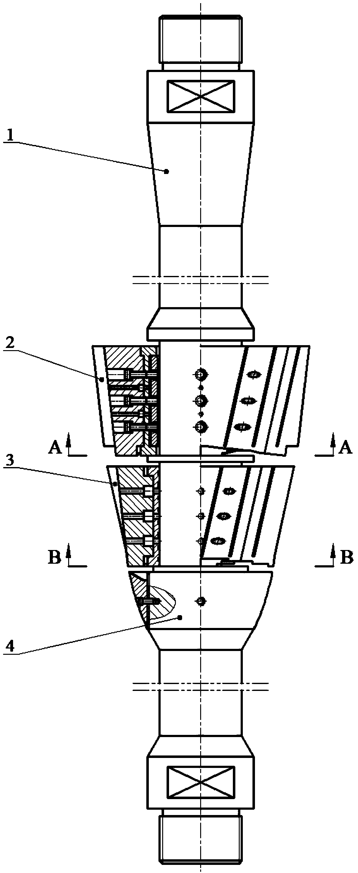 Fin-type self-rotating anti-eccentric sucker rod