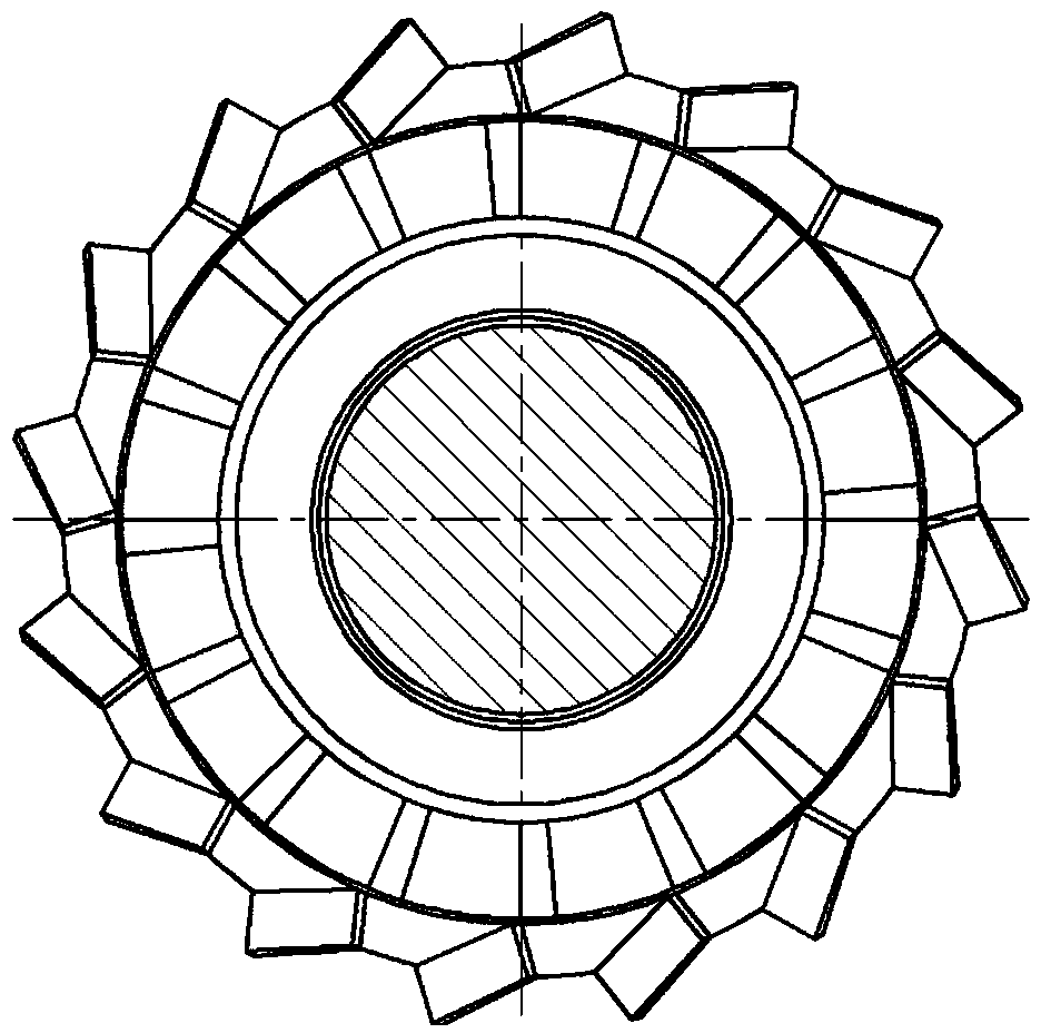 Fin-type self-rotating anti-eccentric sucker rod