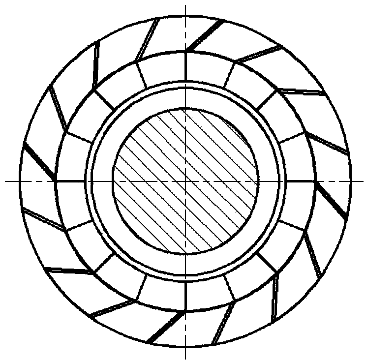 Fin-type self-rotating anti-eccentric sucker rod