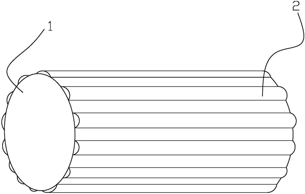 Improving the heat shrinking process and heat shrinking device of the wavy edge of the diaphragm