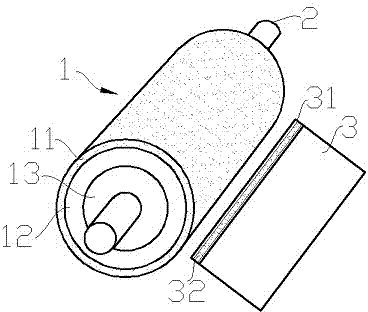 Magnetic winding roller