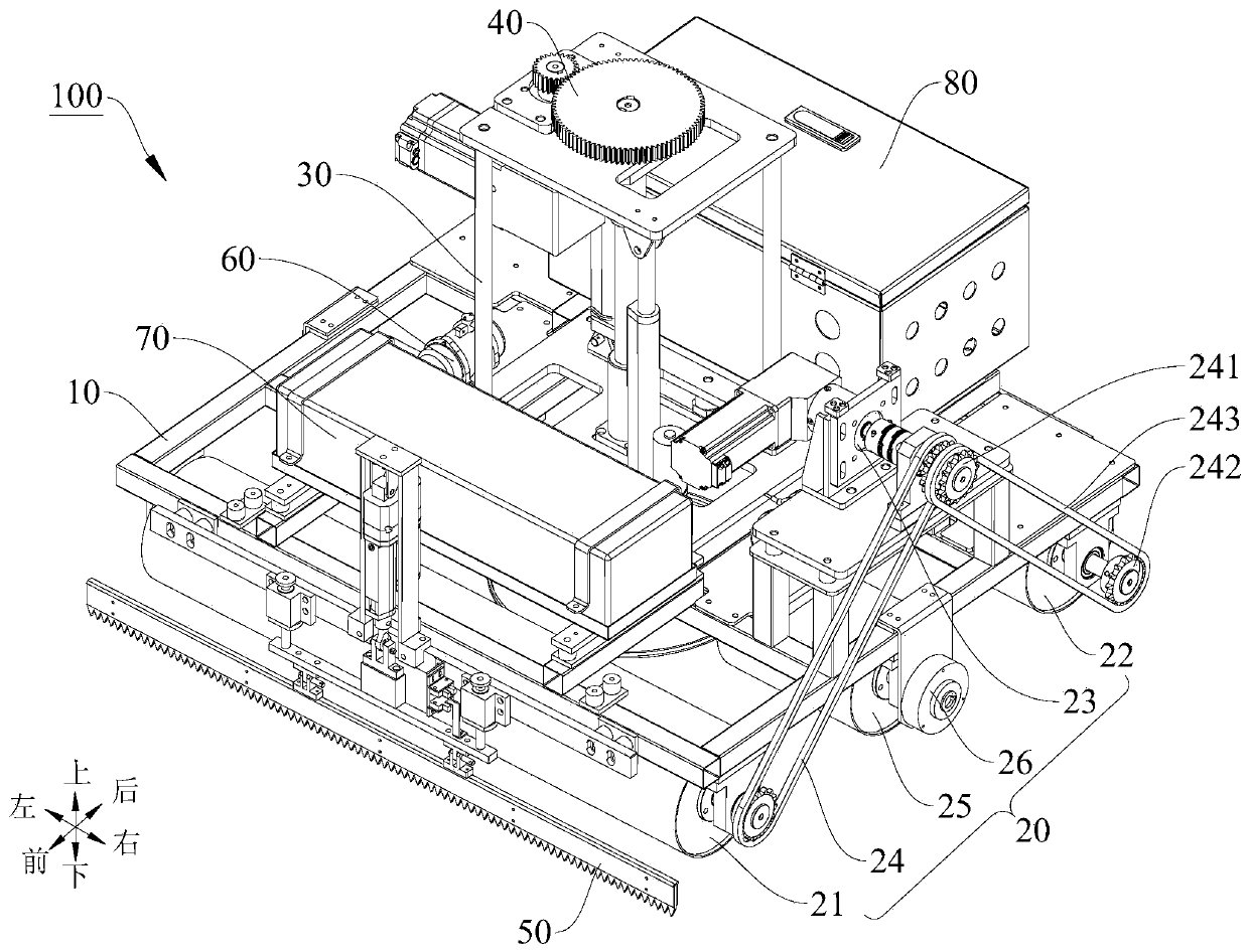 Scraping device of floating robot and floating robot