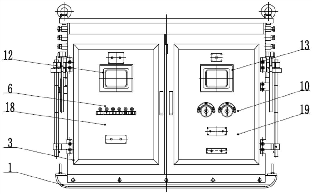 Mining explosion-proof and intrinsically safe programmable control box for water pump room