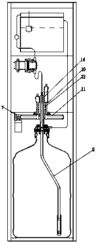 A bottom-mounted water dispenser and its electric and manual dual water bottle connecting device