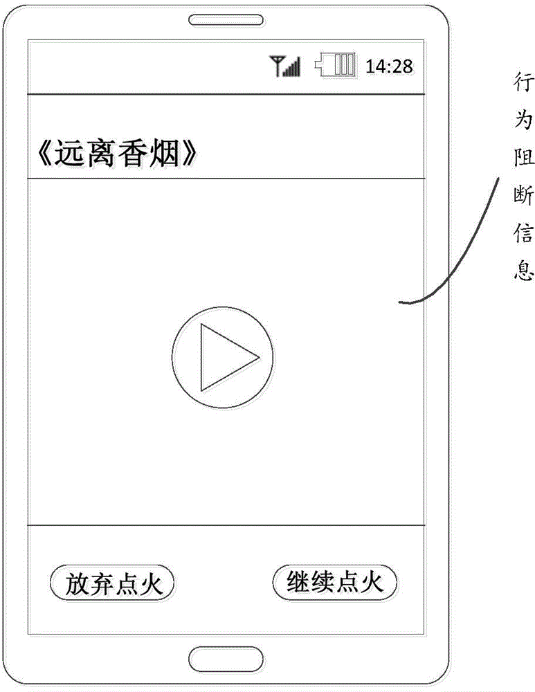 Information prompting method and device, user equipment, ignition equipment and system