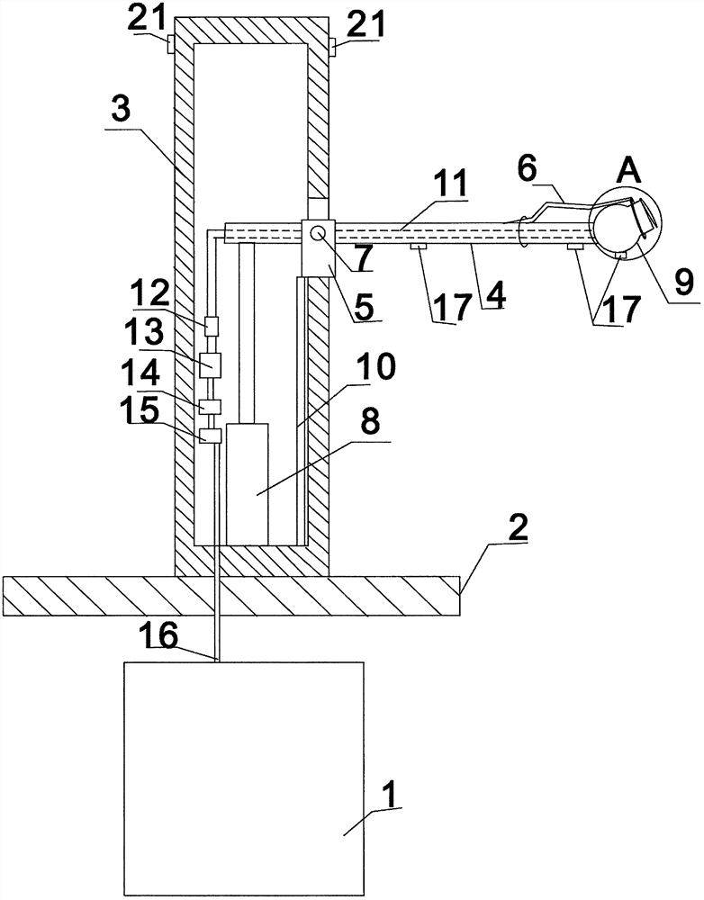 Water-saving outdoor direct drinking fountains used in forests, grasslands, and squares