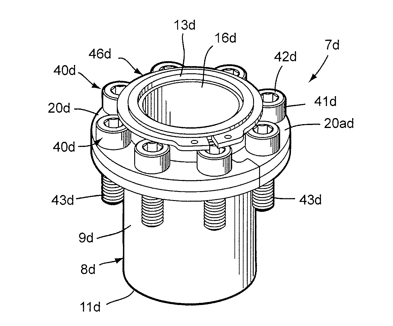 Guided keeper assembly and method for metal forming dies