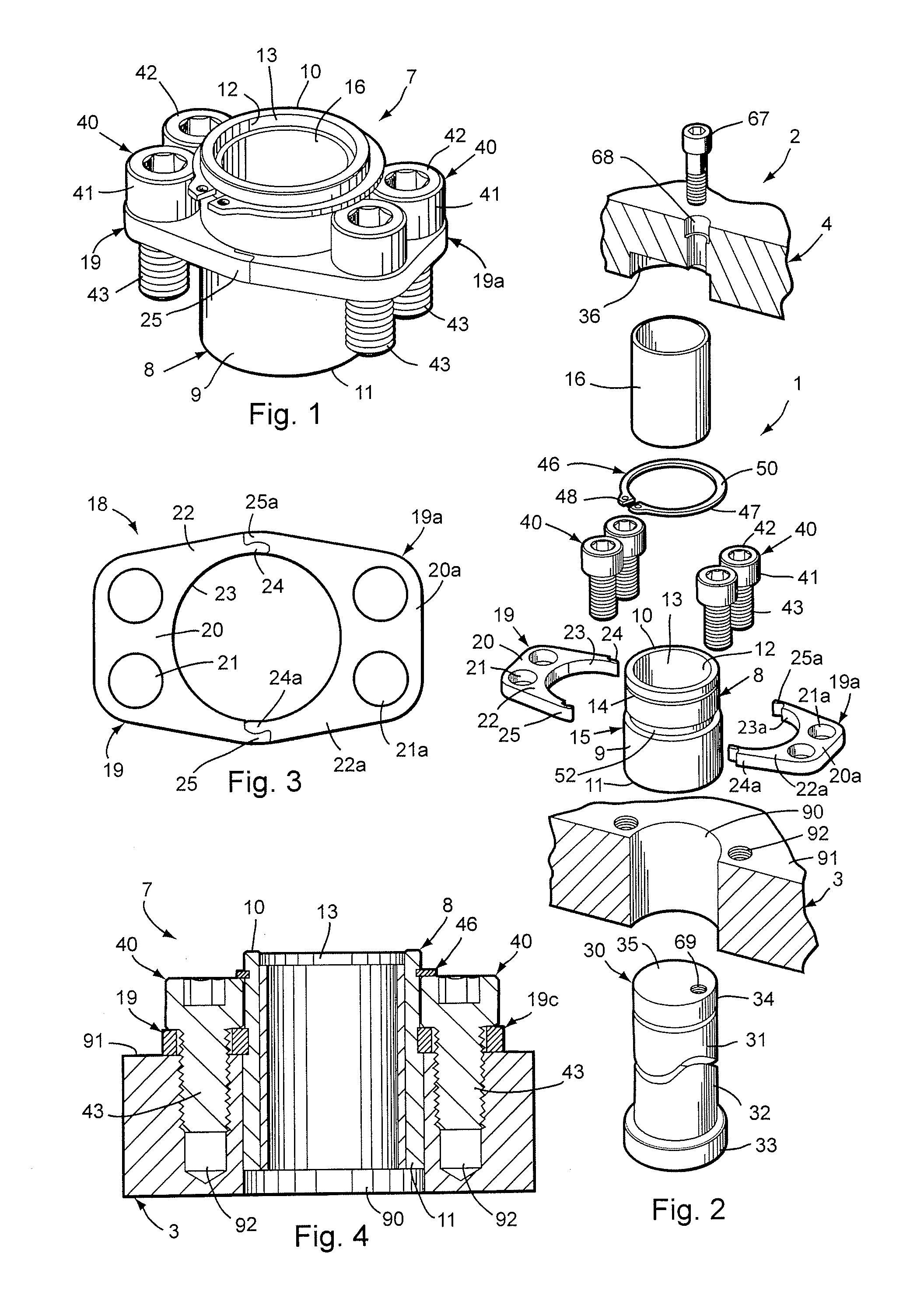 Guided keeper assembly and method for metal forming dies