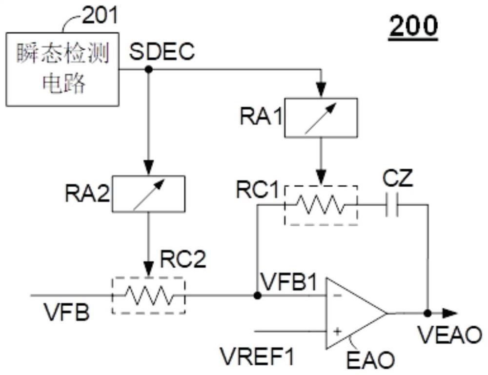 Switching power supply, and control circuit and method thereof