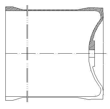 Method for welding vacuum electron beam of stainless steel cylinder body