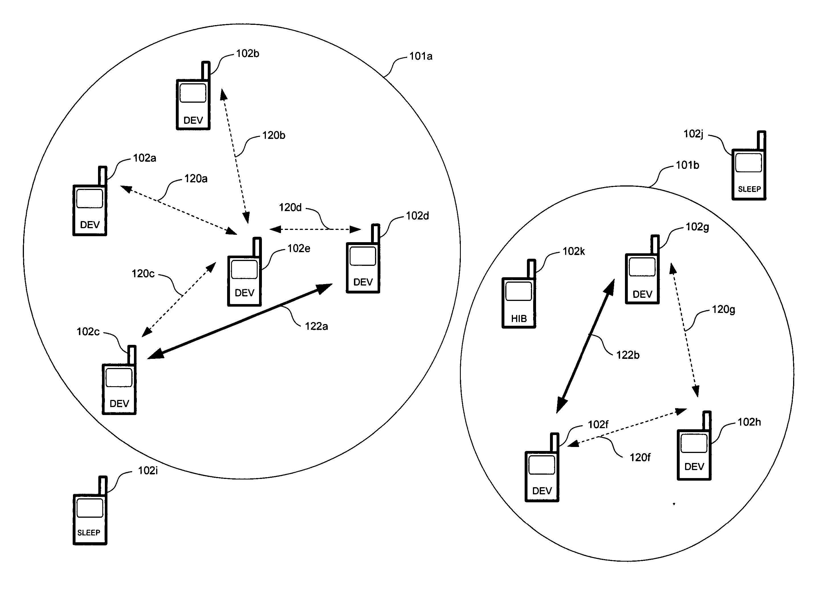 Embedding secondary transmissions in an existing wireless communications network