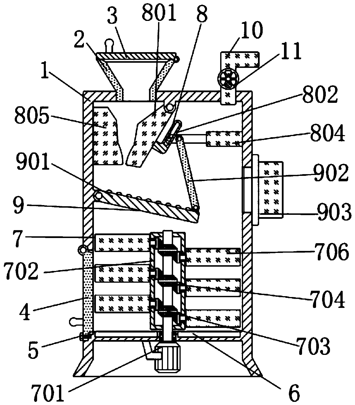 Solid waste pyrolysis treatment equipment