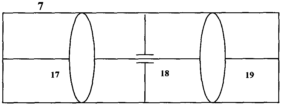 Temperature measuring device based on high-pressure gas Rayleigh-Brillouin scattering spectrum