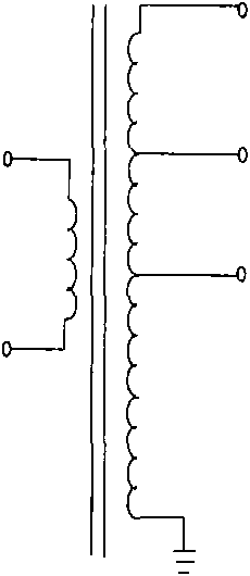 Industrial frequency inductance-regulation resonance pressure-resistant method