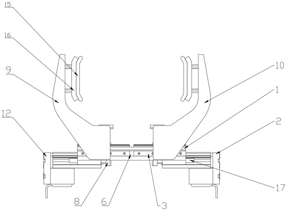 Cement pole electric holder capable of self-adapting to pole diameter