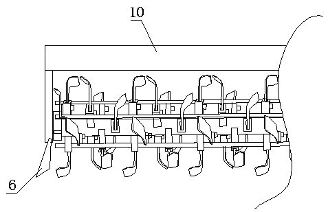 Cutter shaft assembly of paddy and upland dual-purpose rotary cultivator