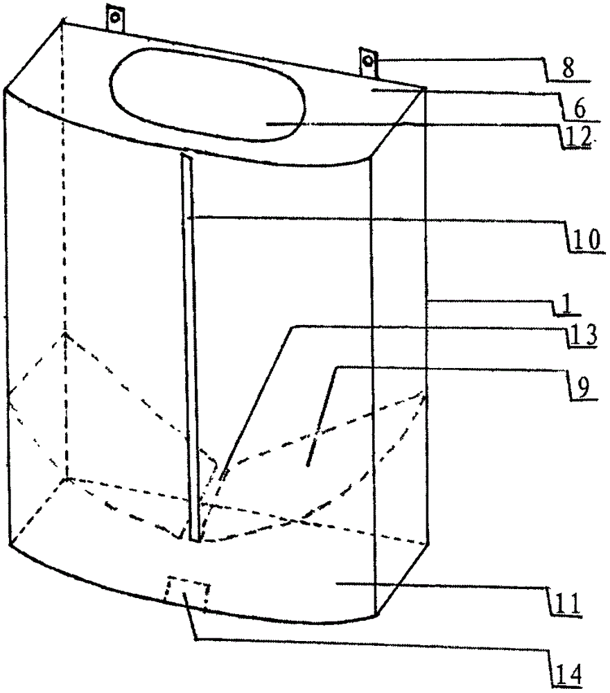 A wall-mounted automatic quantitative rice output cabinet