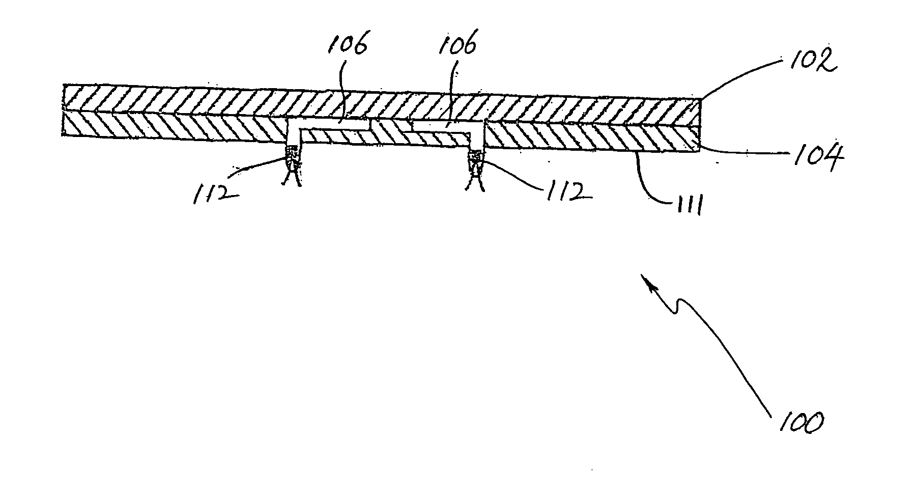 Luminous display and method of making same