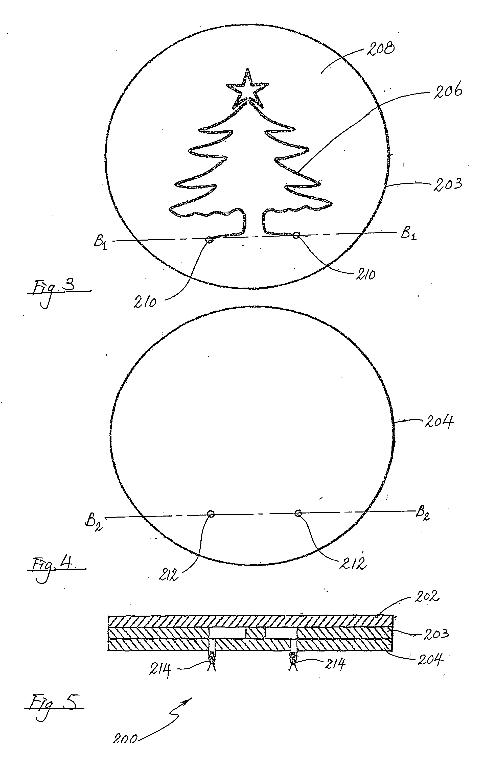 Luminous display and method of making same