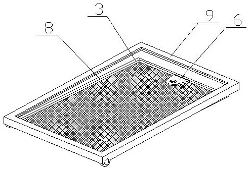 A kind of composite pig feed raw material feeding machine head material guide device