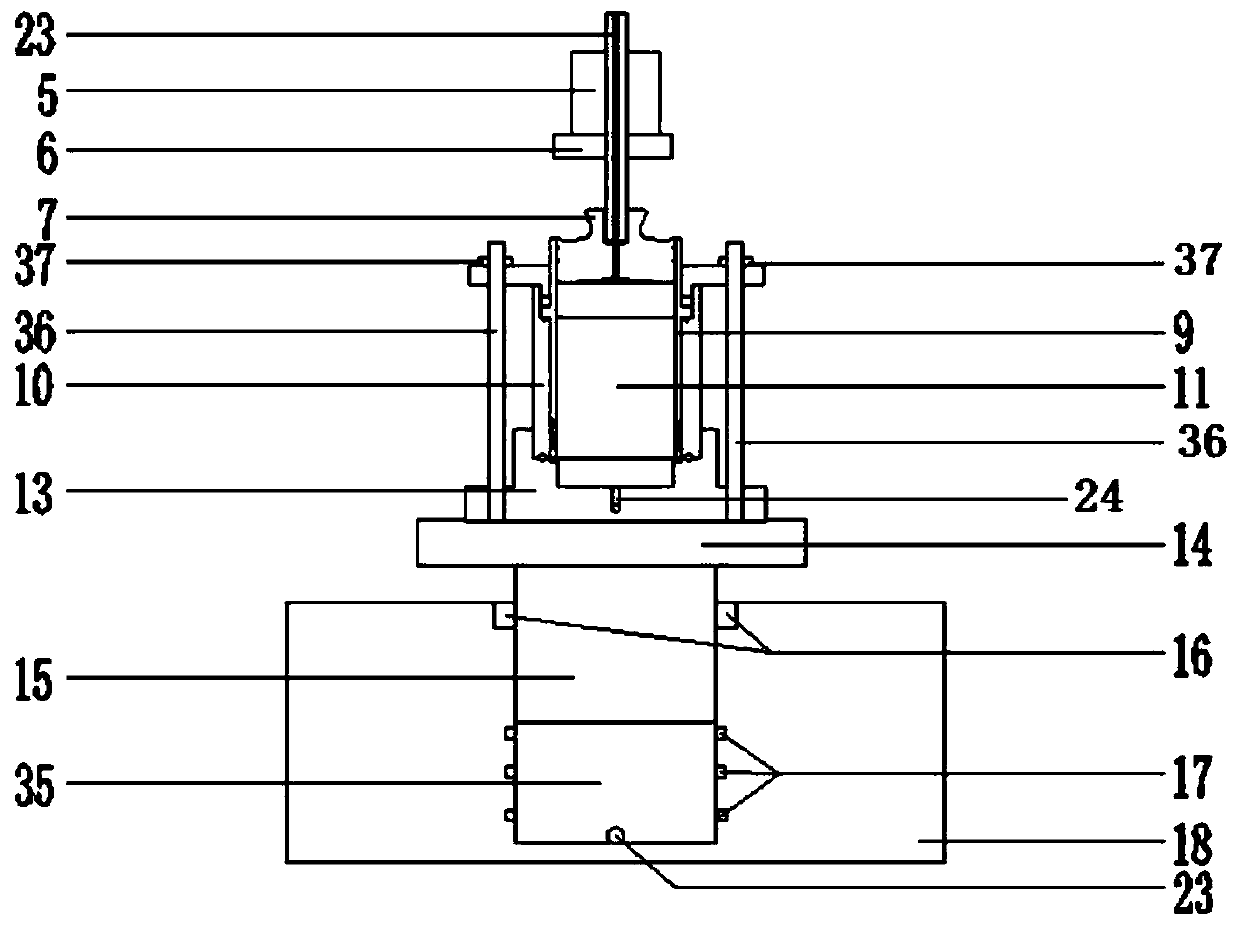 Geotechnical test air pressure consolidation permeameter and test monitoring method thereof