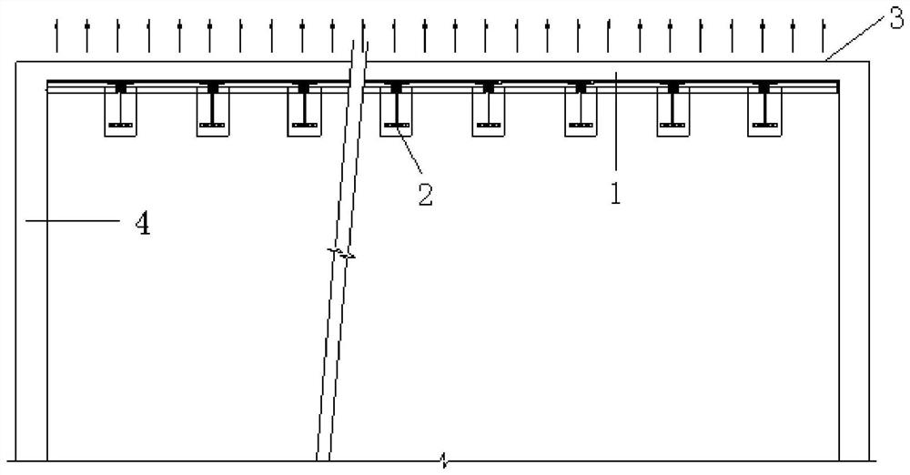 Anti-throwing building structure of nuclear power plant roof