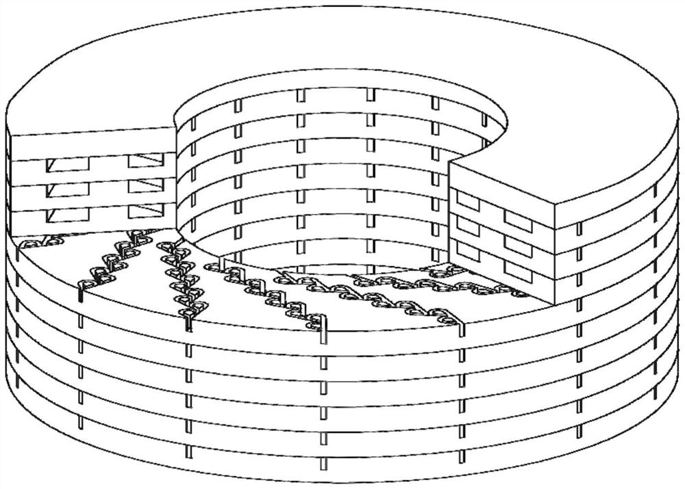 Labyrinth disc of high-pressure-difference pressure-reducing and noise-reducing control valve