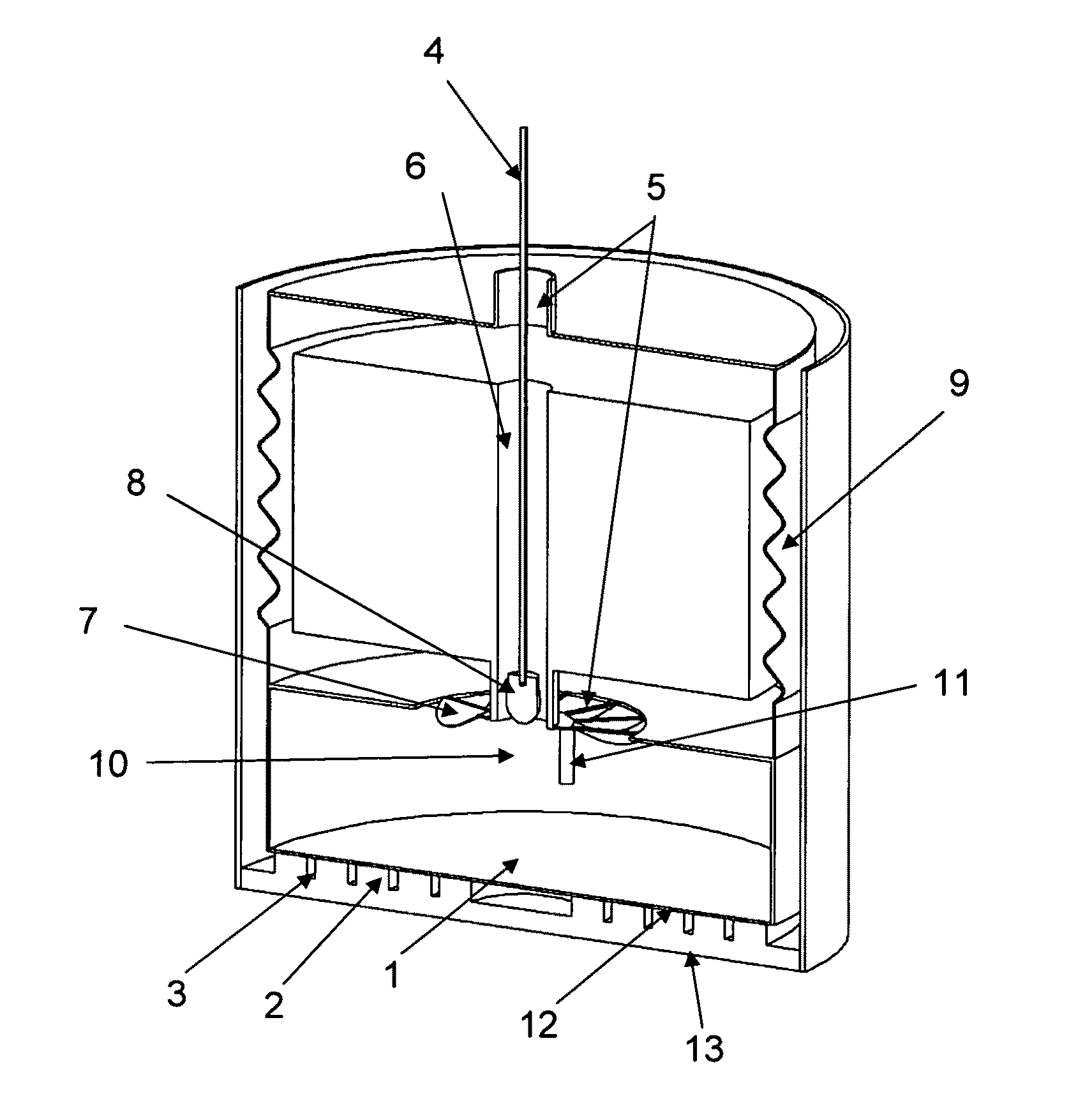 Catalytic burner apparatus for stirling engine